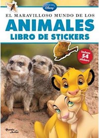 Papel El Maravilloso Mundo De Los Animales Libro De Stickers
