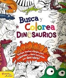 Papel Busca Y Colorea Dinosaurios