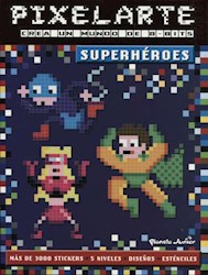 Papel Pixelarte Superheroes