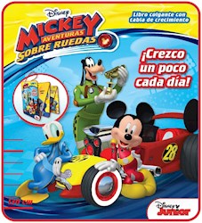 Papel Crezco Un  Poco Cada Dia Mickey Libro Colgante Con Tabla De Crecimiento