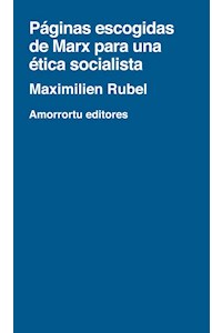 papel Páginas escogidas de Marx para una ética socialista