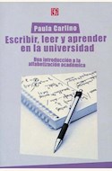 Papel ESCRIBIR, LEER Y APRENDER EN LA UNIVERSIDAD
