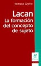 Papel Lacan La Formacion Del Concepto De Sujeto