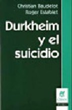 Papel Durkheim Y El Suicidio