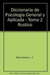 Papel Diccionario De Psicologia General Y Apl. 2 T