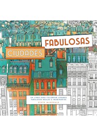 Papel Ciudades  Fabulosas - Libro Para Colorear
