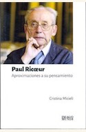 Papel PAUL RICOEUR, APROXIMACIONES A SU PENSAMIENTO