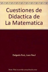 Papel Cuestiones De Didactica De La Matematica