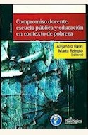 Papel COMPROMISO DOCENTE, ESCUELA PUBLICA Y EDUCACION EN CONTEXTO DE POBREZA