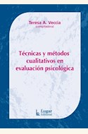 Papel TECNICAS Y METODOS CUALITATIVOS EN EVALUACION PSICOLOGICA