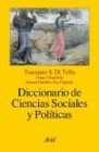 Papel Diccionario De Ciencias Sociales Y Politicas