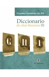  Diccionario de citas literarias III
