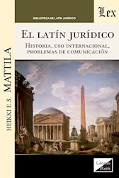 Libro Latin Juridico. Historia, Uso Internacional, Prob