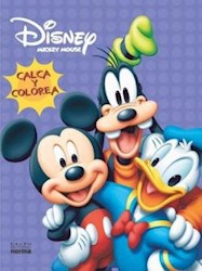 Papel Mickey Mouse Calca Y Colorea