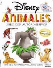 Papel Disney Animales Libro Con Autoadhesivos