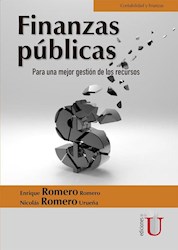 Libro Finanzas Publicas. Para Una Mejor Gestion De Los