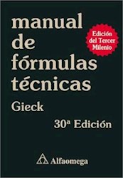 Papel Manual De Formulas Tecnicas Gieck