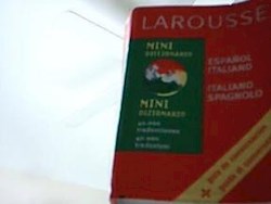 Papel Mini Diccionario Italiano Español