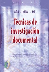 Papel Apa-Mla-Ml Tecnicas De Investigacion Documen