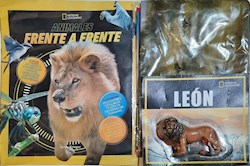 Papel Animales Frente A Frente - Leon Con Juguete