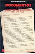 Papel DOCUMENTOS DE LA RESISTENCIA PERONISTA 1955 - 1970 VOL I