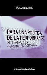 Libro Para Una Politica De La Performance