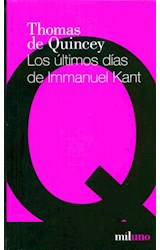 Papel Los Ultimos Dias De Immanuel Kant