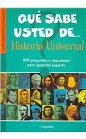 Papel Que Sabe Usted De Historial Universal