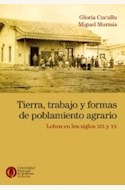 Papel TIERRA, TRABAJO Y FORMAS DE POBLAMIENTO AGRARIO