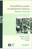 Papel POLITICAS SOCIALES EN PERSPECTIVA HISTORICA 1870-1952, LAS