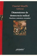 Papel DIMENSIONES DE DEMOCRACIA RADICAL