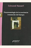 Papel FENOMENOLOGIA DE LA CONCIENCIA INMANENTE DEL TIEMPO