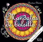 Papel Mandalas De Bolsillo - Negro Con Stickers