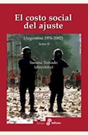 Papel EL COSTO SOCIAL DEL AJUSTE- TOMO II- (ARGENTINA 1976-2002)