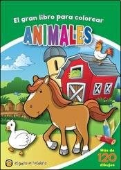 Papel Gran Libro Para Colorear Animales