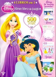 Papel Coleccion 4 En 1 Gran Libro De Juegos Disney Princesa