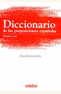 Papel EDEBE DICCIONARIO DE LAS PREPOSICIONES ESPAÑOLAS
