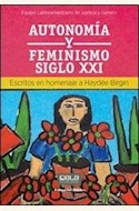 Papel AUTONOMÍA Y FEMINISMO SIGLO XXI