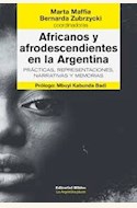 Papel AFRICANOS Y AFRODESCENDIENTES EN LA ARGENTINA