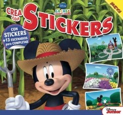 Papel Coleccion Disney Crea Con Stickers