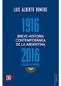 Papel Breve Historia Contemporánea De La Argentina - 1916/2016
