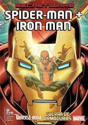Papel Secret Wars 1O Spider Man+Iron Man