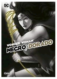 Papel Wonder Woman Negro Y Dorado