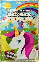Papel Mini Set Unicornios /Princesas Monstruos  Leer Y Colorear