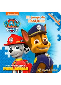 Papel Paw Patrol - El Juego De Basquet - Miniaventuras Para Armar