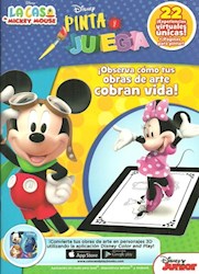 Papel Pinta Y Juega - La Casa De Mickey Mouse