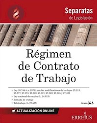 Libro Separatas De Legislacion : Regimen De Contrato De Trabajo
