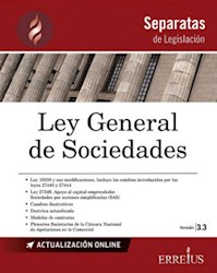 Libro Separatas De Legislacion : Ley General De Sociedades