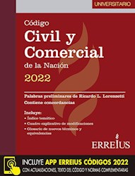 Libro Codigo Civil Y Comercial De La Nacion 2022 ( Universitario )