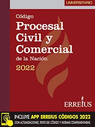 Libro Codigo Procesal Civil Y Comercial 2022 ( Universitario )
